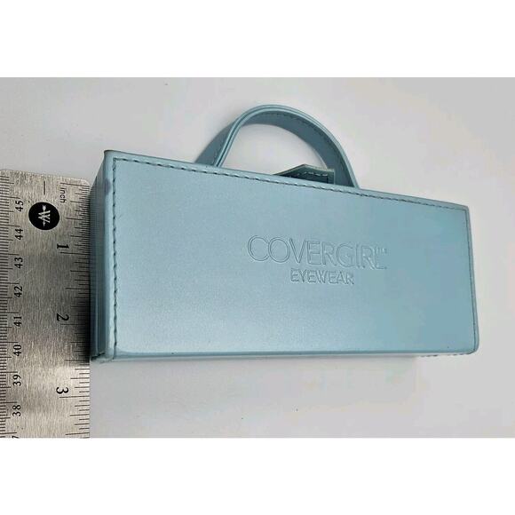 CoverGirl Eyewear Light Blue Eyeglass Hard Case Classic - Picture 4 of 5